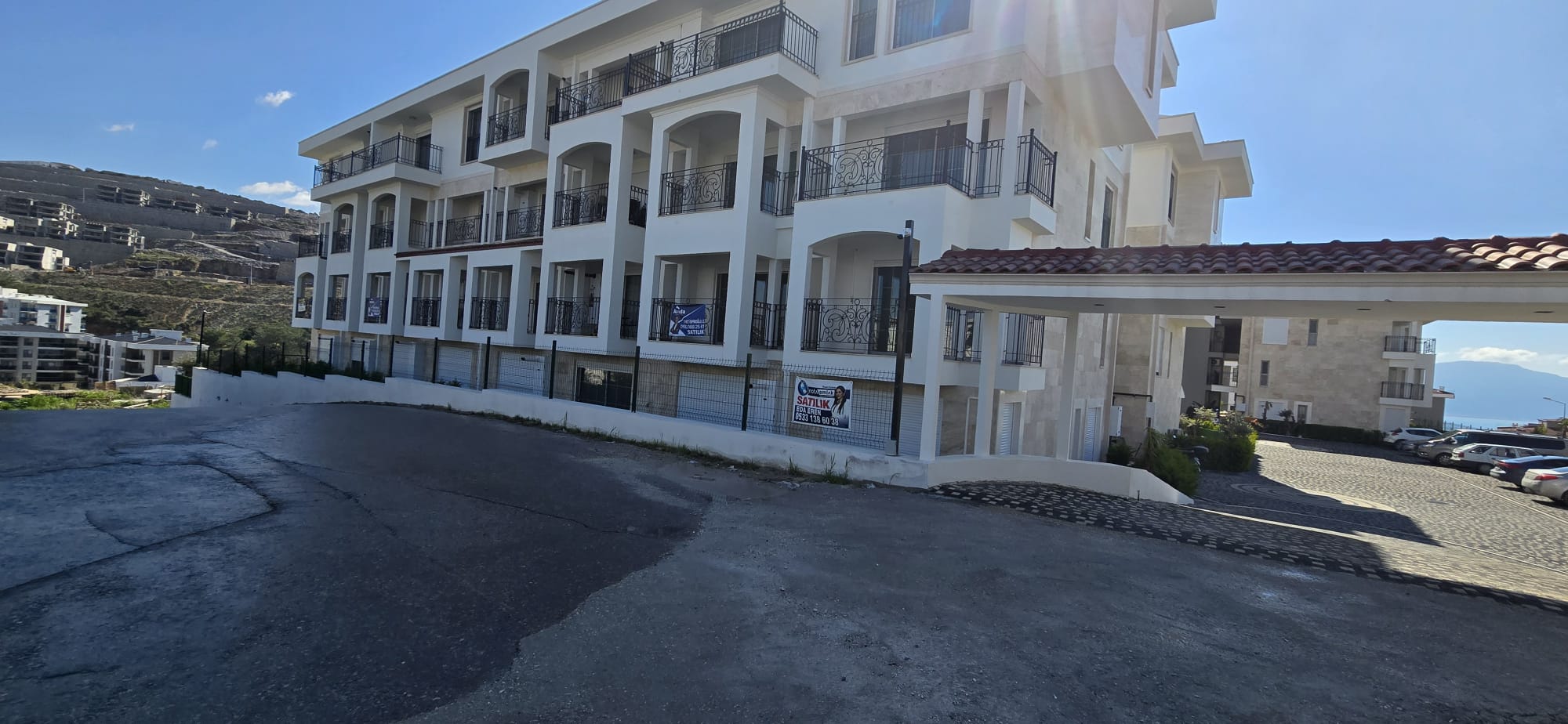 Deniz manzaralı Kiralık doğalgazlı 1+1 Daire